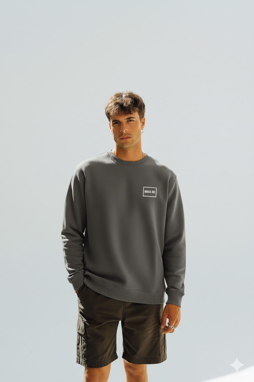 Basic Essential Grey Sweatshirt