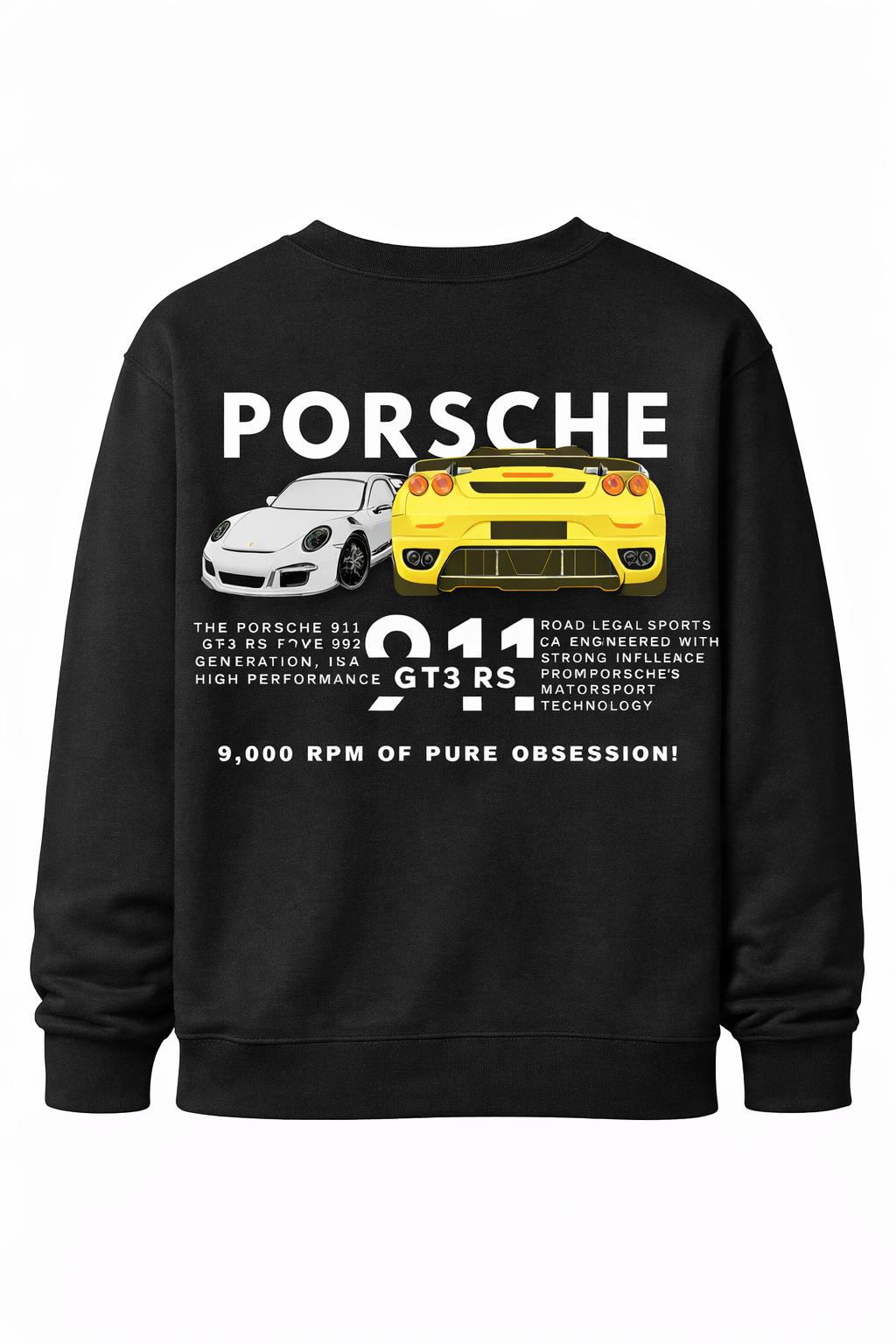 PORSCHE Black Sweatshirt