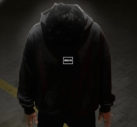 Basic Essential Black Hoodie