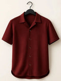 RED CUBAN SHIRT