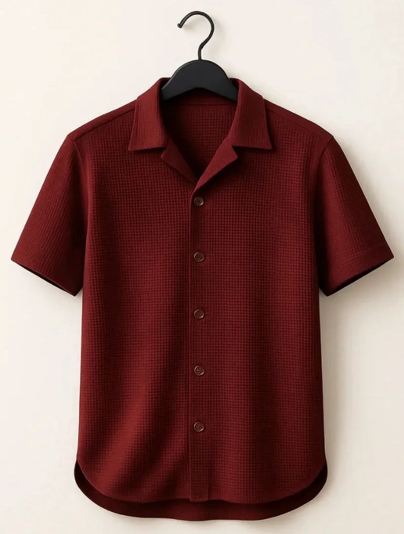 RED CUBAN SHIRT
