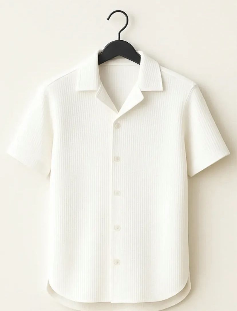 WHITE CUBAN SHIRT