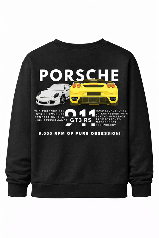 PORSCHE Black Sweatshirt